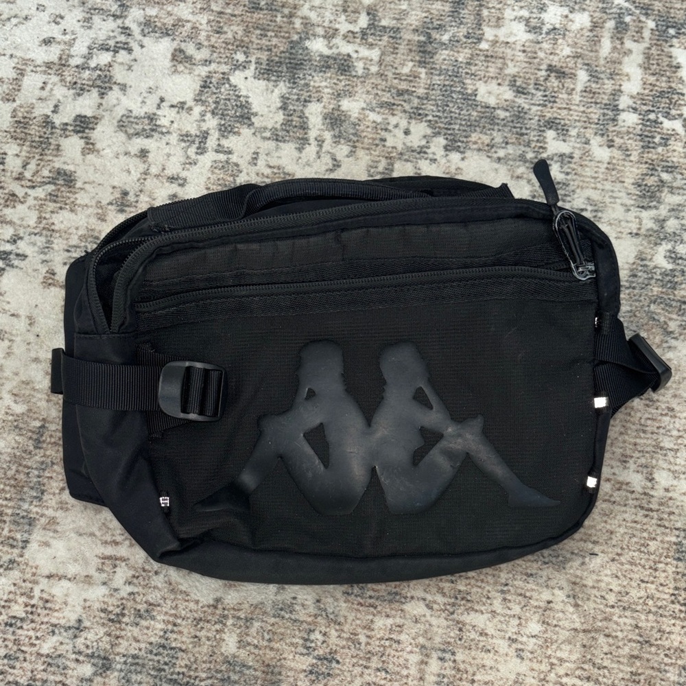 Kappa Black Belt Bag for Men